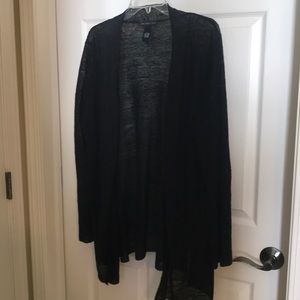 Sheer open front cardigan